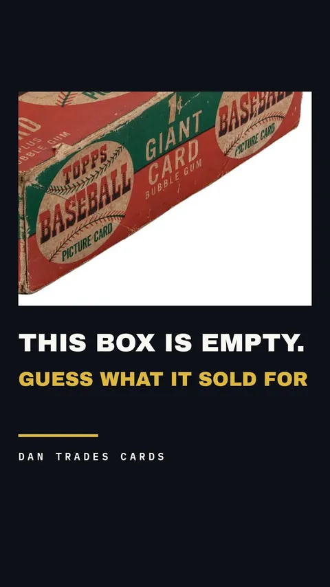 An empty box. 74 years old, corners torn, nothing inside it at all.