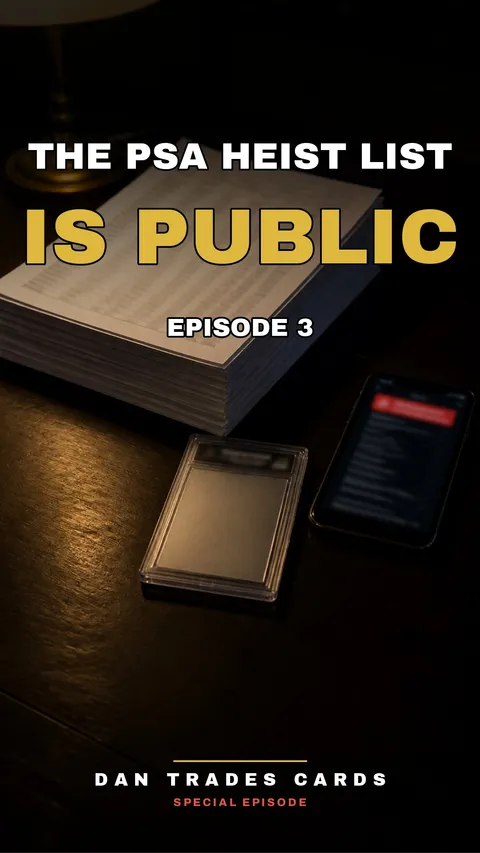 PSA published the stolen list. 6,451 cards, every cert number, every description. What they did not publish is the 1…
